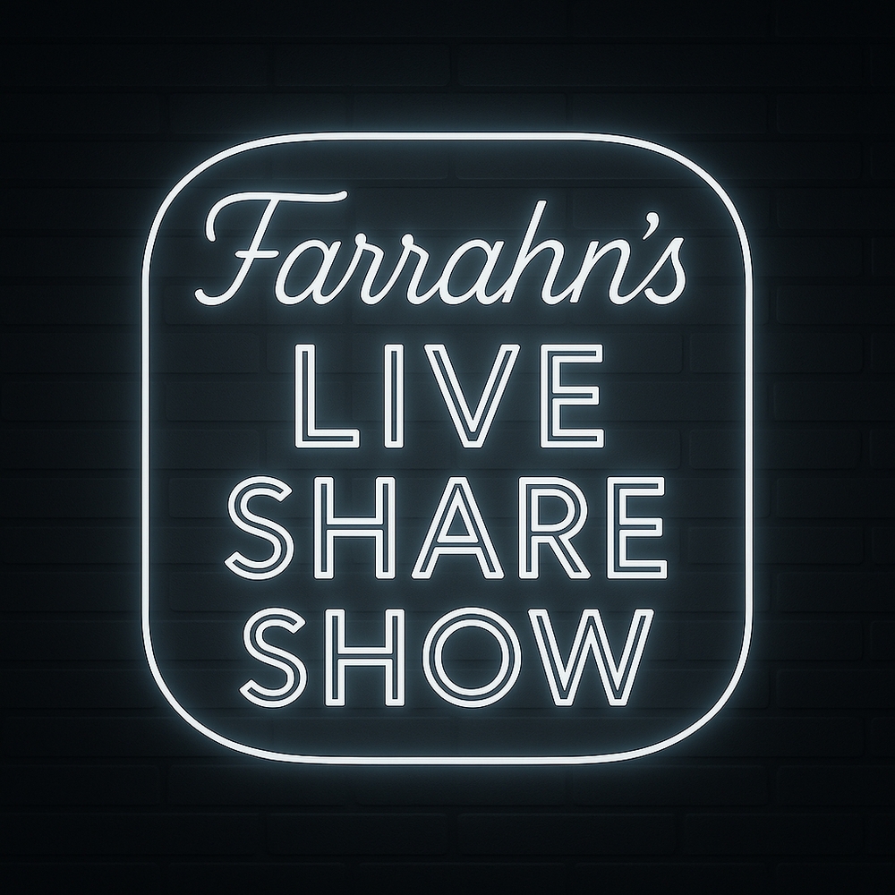 Farrahn's Live Share Show LIKE THIS POST TO GET A LIVE NOTIFICATION